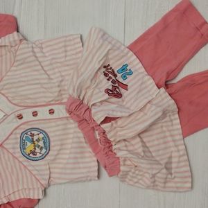 Vintage CATTON CANDY 24 month girls baseball league outfit